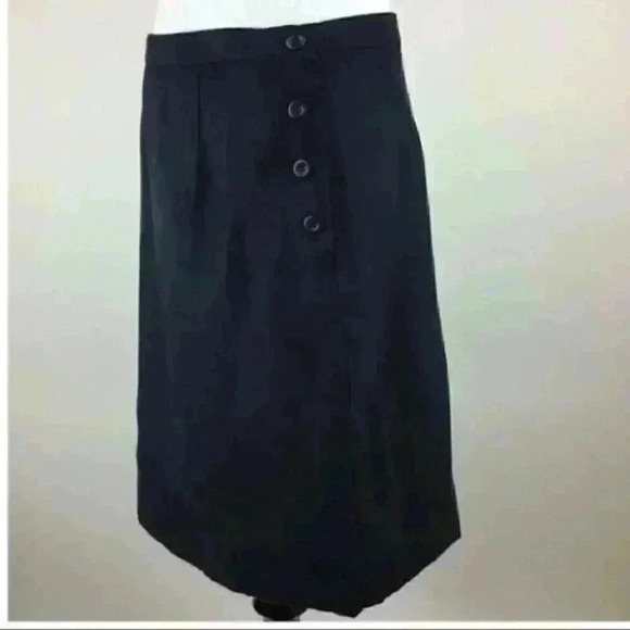 Christopher Banks Skirt 6 Faux Suede Side Buttons - Picture 4 of 8